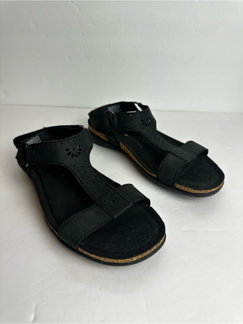 Keen Kaci Ana T-Strap Sandals Women's Size 7.5 EU 38 Shoes Black Adjustable - Picture 9 of 9